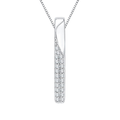 KATARINA Diamond Fashion Pendant Necklace (1/6 cttw)