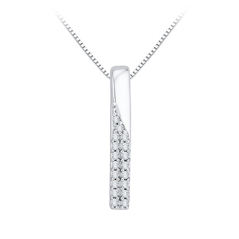 KATARINA 1/10 cttw Diamond Fashion Pendant Necklace IJ-I1