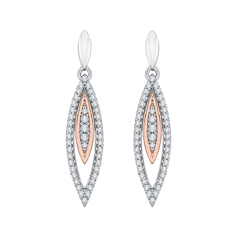 KATARINA 1/4 cttw Diamond Fashion Earrings GH-I2-I3