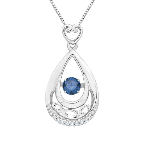 KATARINA 1/3 cttw Diamond Fashion Pendant Necklace GH, I2-I3