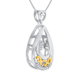 10K White and Yellow Gold~White Diamond