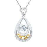 10K White and Yellow Gold~White Diamond