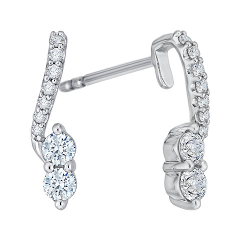 KATARINA Diamond Fashion Earrings (1/2 cttw)