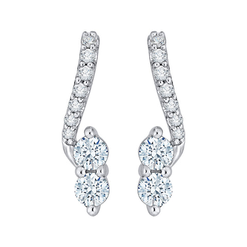 KATARINA Diamond Fashion Earrings (1/2 cttw)