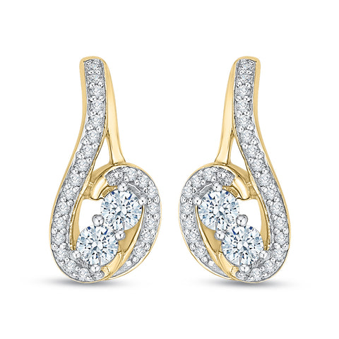 KATARINA Diamond Fashion Earrings (1/2 cttw)