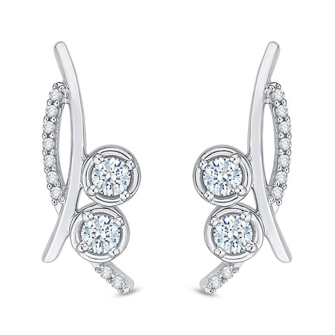 KATARINA Diamond Fashion Earrings (3/8 cttw)