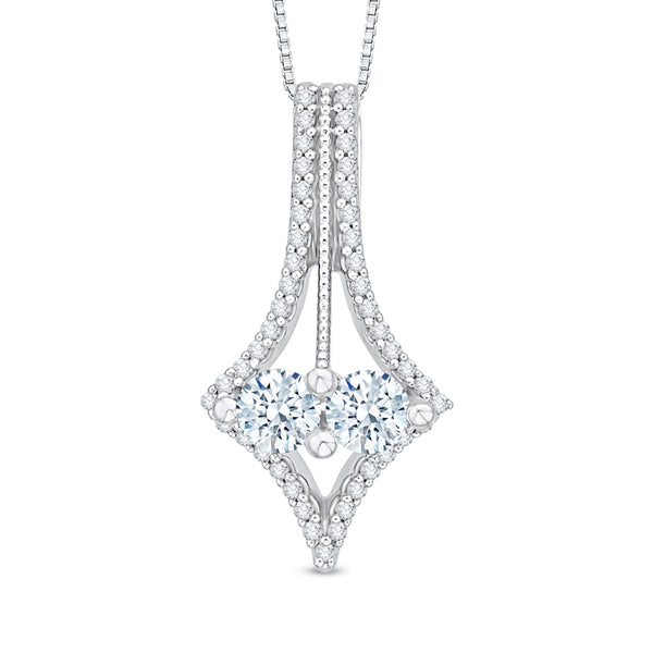 14K White Gold~IJ | I1