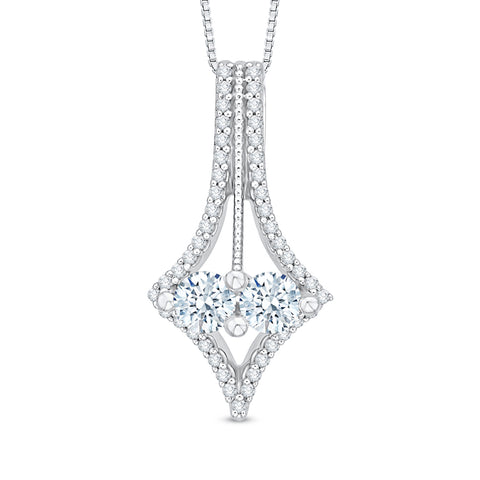 KATARINA Diamond Fashion Pendant Necklace (5/8 cttw)
