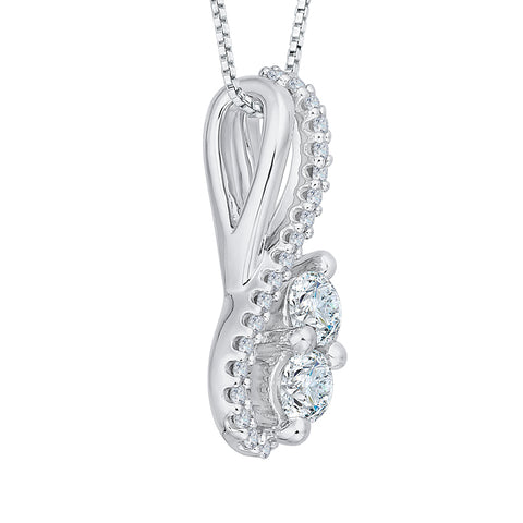 KATARINA Diamond Fashion Pendant Necklace (1/2 cttw)