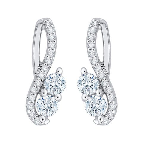 KATARINA Diamond Fashion Earrings (3/8 cttw)