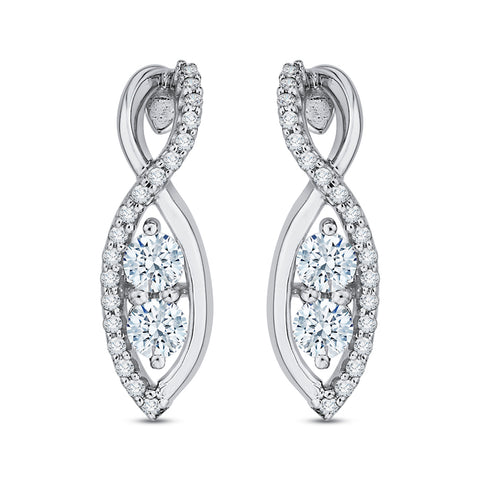 KATARINA Diamond Fashion Earrings (1/2 cttw)