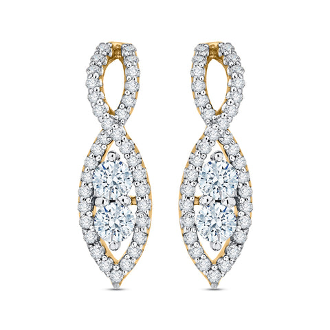 KATARINA Diamond Fashion Earrings (5/8 cttw)