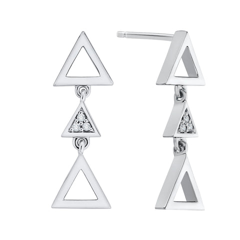 KATARINA Diamond Fashion Earrings (1/20 cttw GH, I2/I3)