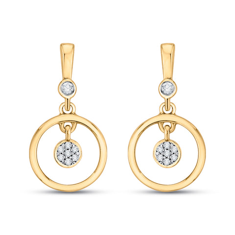 KATARINA Diamond Fashion Earrings (1/10 cttw)