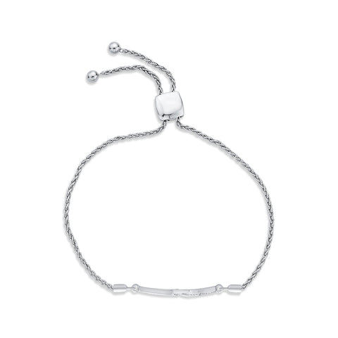 KATARINA Diamond Interlock Bracelet (1/10 cttw)