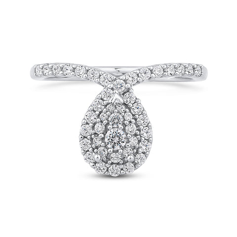 KATARINA 1/2 cttw Diamond Cluster Fashion Ring