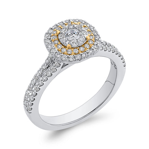 KATARINA 5/8 cttw Diamond Cluster Engagement Ring