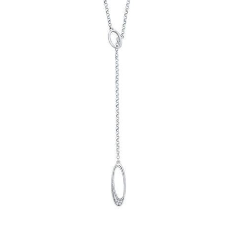 KATARINA Diamond Accent Lariat Fashion Pendant Necklace