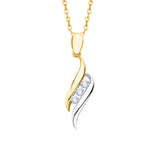 14K White and Yellow Gold~IJ | I1