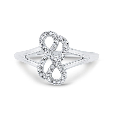 KATARINA 1/6 cttw Diamond Infinity Ring