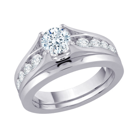 KATARINA Diamond Bridal Set (2 cttw, J-K, SI2-I1)