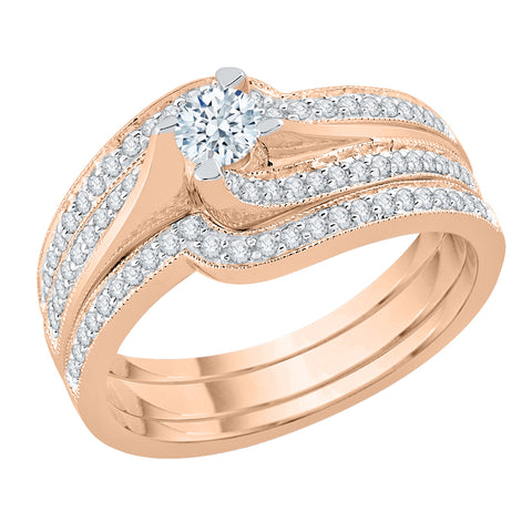 KATARINA Diamond Bridal Set (1/3 cttw, J-K, SI2-I1)
