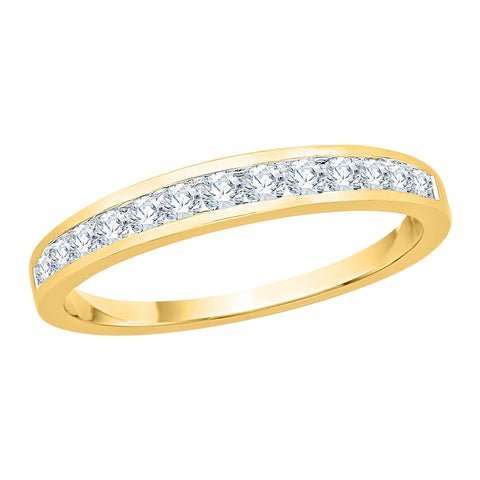 KATARINA Channel Set Diamond Anniversary Ring (1/3 cttw)