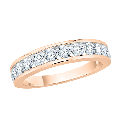 KATARINA Channel Set Diamond Anniversary Ring (1 cttw)