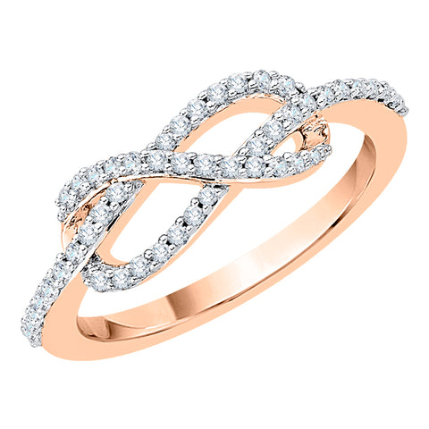 KATARINA Diamond Infiniy Fashion Ring (1/4 cttw)