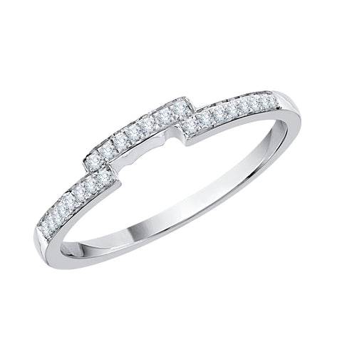 KATARINA Diamond Wedding Ring Enhancer Wrap Guard (1/5 cttw)