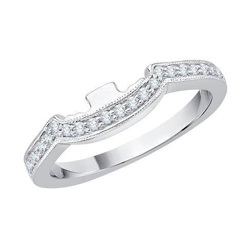KATARINA Diamond Wedding Ring Enhancer Wrap Guard (1/10 cttw)