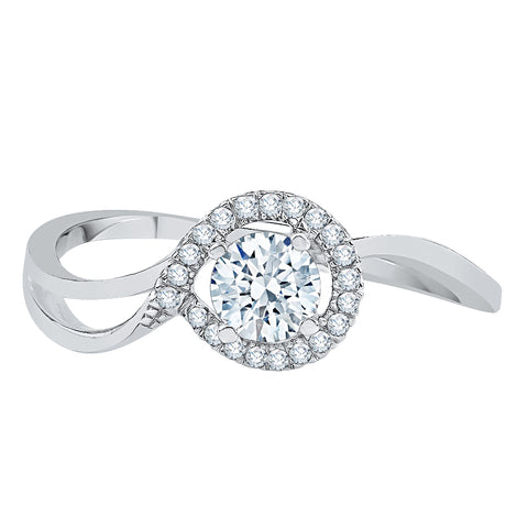 KATARINA Diamond Split Shank Promise Ring (1/2 cttw, J-K, SI2-I1)