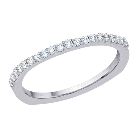 KATARINA Diamond Euro-Style Curved Wedding Band (1/5 cttw, J-K, SI2-I1)