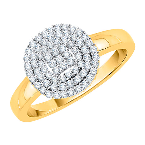 KATARINA Diamond Cluster Cocktail Ring (1/3 cttw, J-K, SI2-I1)