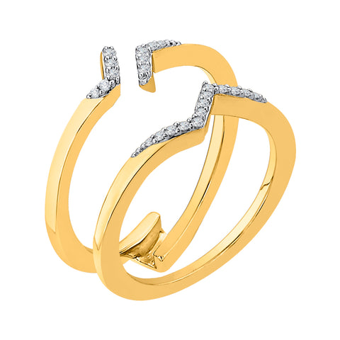 KATARINA 1/10 cttw Diamond Fashion Ring Set
