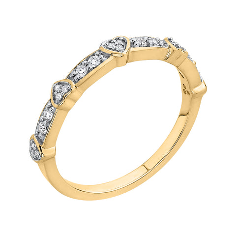 KATARINA 1/6 cttw Diamond Heart Fashion Ring