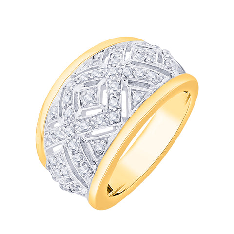 KATARINA Filigree Prong Set Diamond Fashion Ring (1/2 cttw)