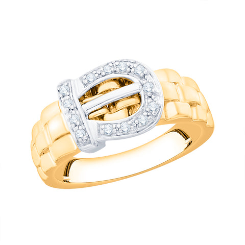 KATARINA 1/6 cttw Prong Set Diamond Men's Fashion Ring