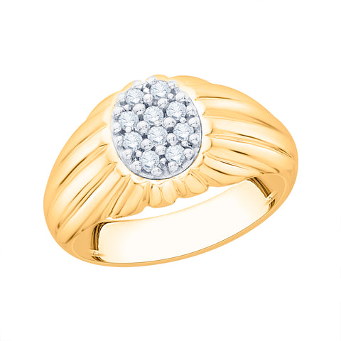 KATARINA Diamond Fashion Men's Ring (1/4 cttw)