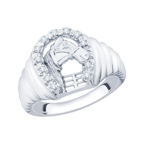 KATARINA Diamond Fashion Men's Ring (1/6 cttw)