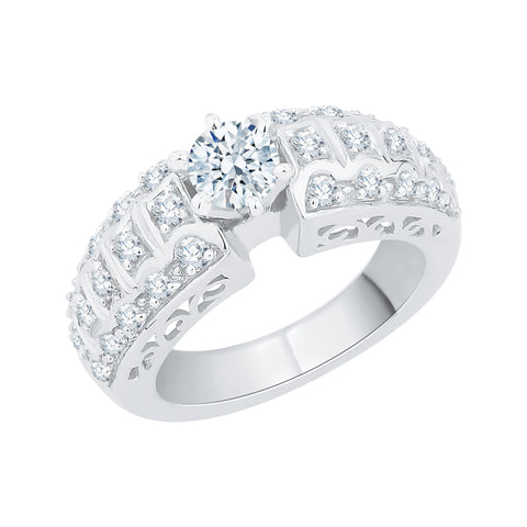 KATARINA 1 cttw Prong Set Diamond Engagement Ring