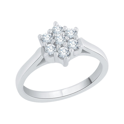 KATARINA 1/2 cttw Prong Set Diamond Engagement Ring