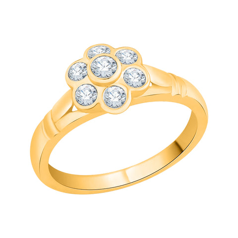 KATARINA 1/3 cttw Diamond Floral Ring