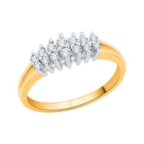 KATARINA 1/4 cttw Split Shank Diamond Fashion Ring