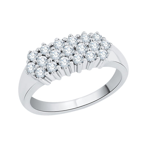 KATARINA 1/2 cttw Prong Set Diamond Anniversary Ring