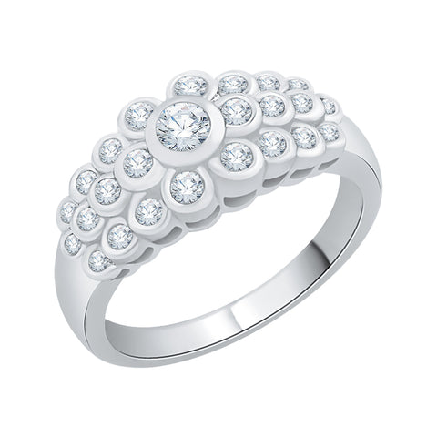 KATARINA 3/4 cttw Diamond Anniversary Ring