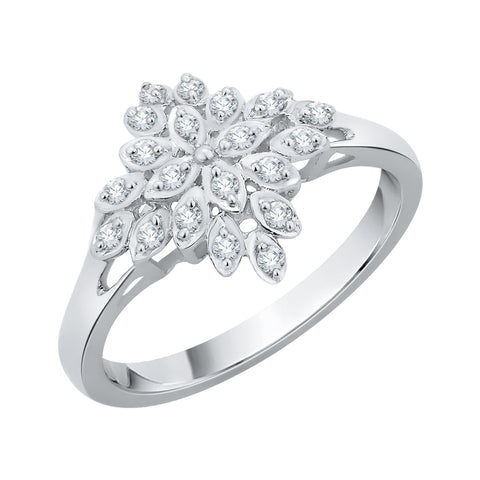 KATARINA 1/5 cttw Diamond Cluster Fashion Ring