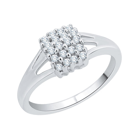 KATARINA 1/5 cttw Prong Set Diamond Cluster Ring