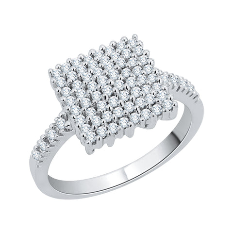 KATARINA 2/3 cttw Diamond Cluster Fashion Ring