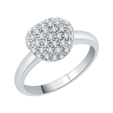 KATARINA 1/4 cttw Diamond Cluster Fashion Ring